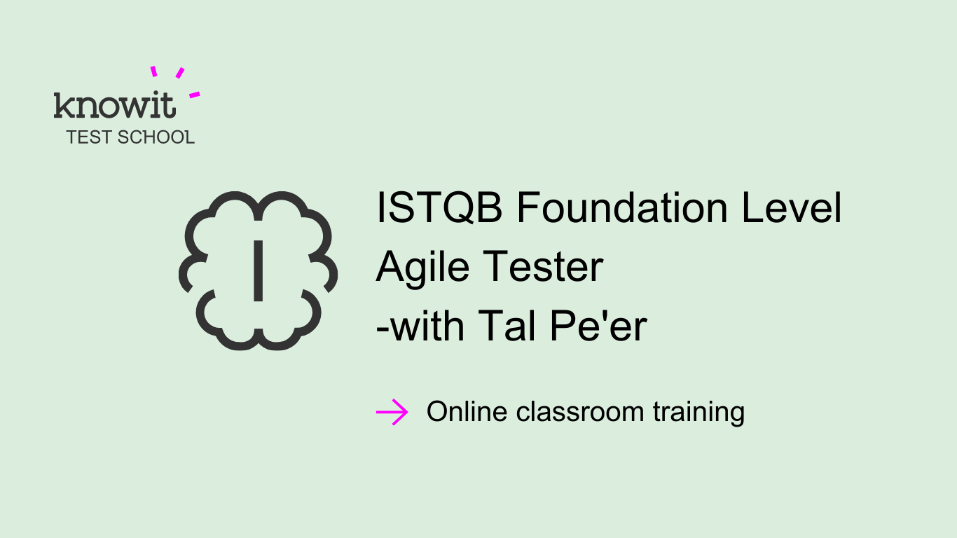 ISTQB Foundation Level Agile Tester (CTFLAT) knowit test school